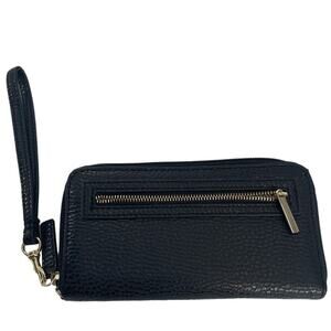 No Brand Black Pebbled Leather Wallet 7.5 x 4